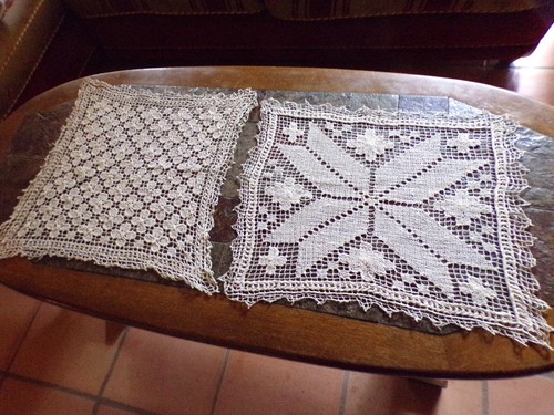Anciens napperons filet - anciens, napperons,filet