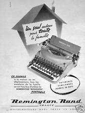 PUBLICITÉ 1953 REMINGTON RAND