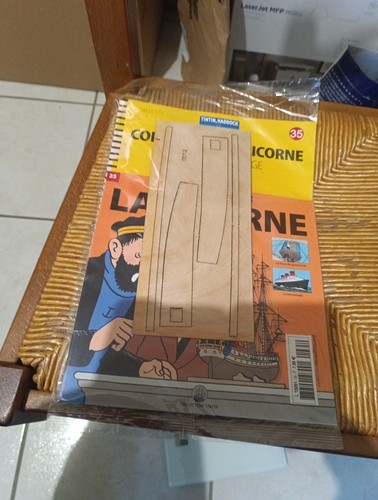 Tintin licorne maquette - la,
