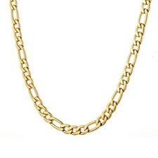 Collier figaro plaqué or