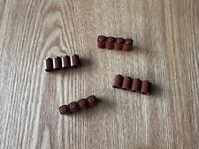 4x LEGO Reddish Brown brick