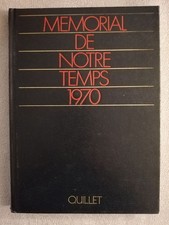 Mémorial de notre temps 1970 | Bon état