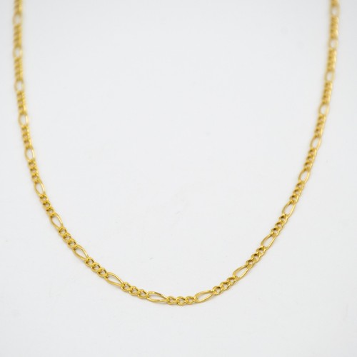 Collier jaune 18 - collier, or