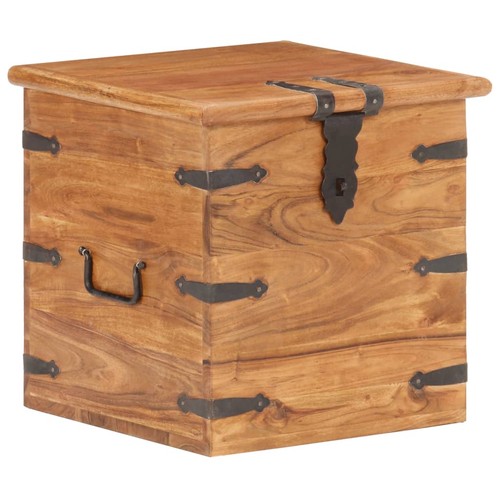 Bois acacia solide coffre - bois,