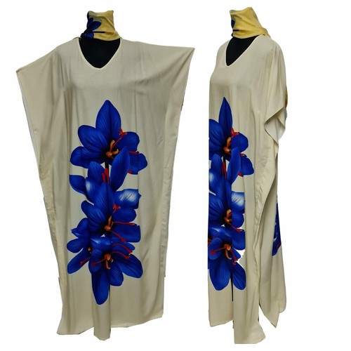 Tunique kaftan floral - tunique,