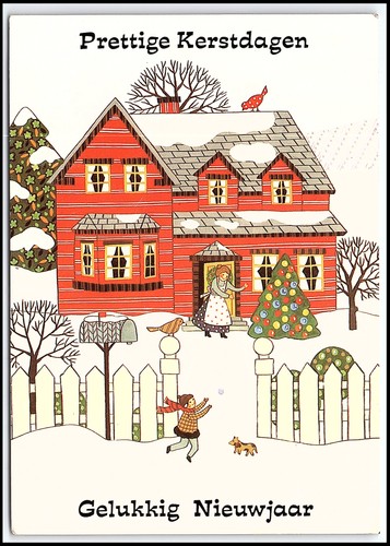 Carte postale vintage noël - carte,