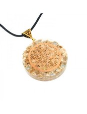 Orgonite Pendentif fleur de