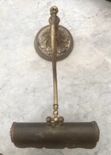 Très Ancienne LAMPE DE PIANO en Bronze laiton - 19 éme