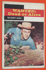 A & BC GUM CARD 1959 WESTERN SERIES TV NOM LOI STEVE McQUEEN JOSH RANDALL WANTED