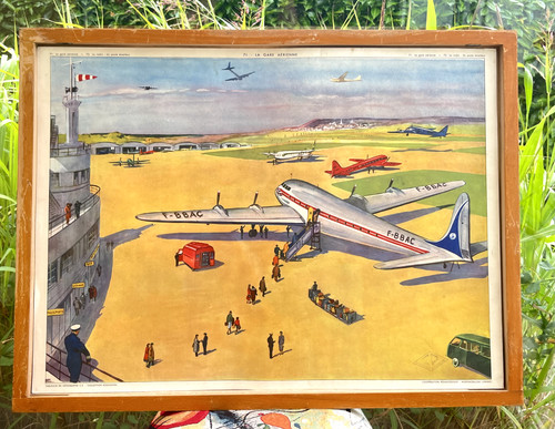 Superbe ancienne affiche - superbe,