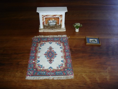 Lundby cheminée tapis - lundby, ,cadre