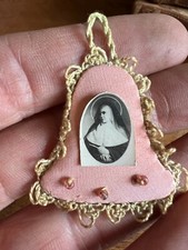 Reliquaire Tissus  Voyage Sacred Art Sacré XIX EMe Reliquary N64