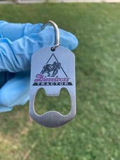 Porte clés décapsuleur inox