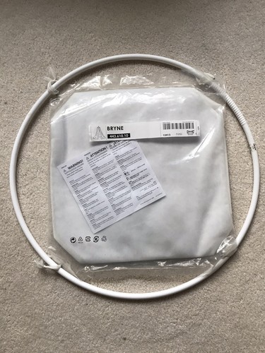 Ikea bryne white bed canopy - bed,