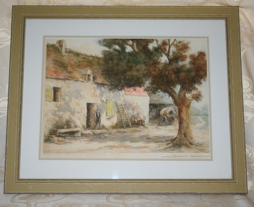 Estampe gravure eau - ou, eau-forte