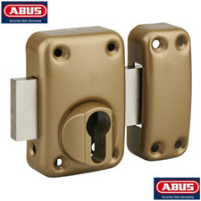 ABUS BASIK CY  Bronze - Serrure Verrou de porte pour cylindre européen