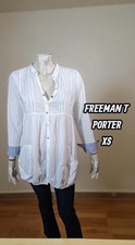 Freeman T Porter Taille 34  Superbe chemise tunique blanche manches longu