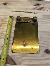 planche pince papier metal art deco clipboard Clip Bureau Assureur HOMMEY PARIS