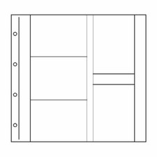 20 feuilles blanches XL pour  CPA Occasion mais TBE
