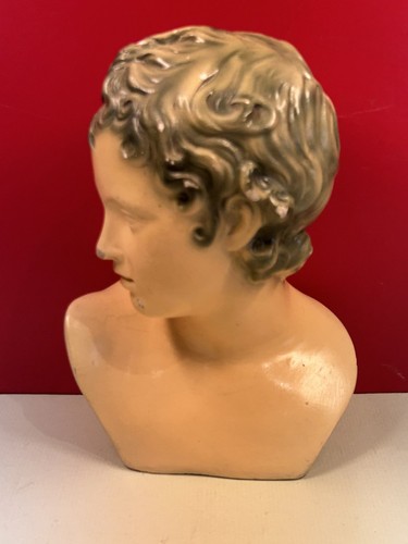 Buste plâtre jeune garçon - buste,