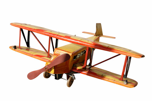 Avion tôle biplan - avion,