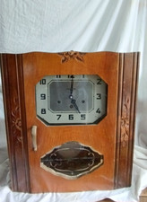 ancien carillon étoile art déco 5 tiges 4 marteaux + pendule + clé