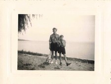 PHOTO ANCIENNE +-1950 COLLECTION SCOUTISME DUO DE SCOUTS EN UNIFORMES