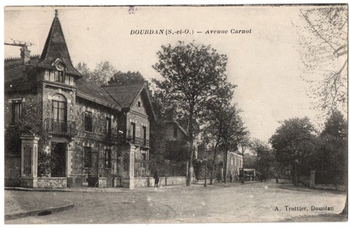 Cpa dourdan - cpa,