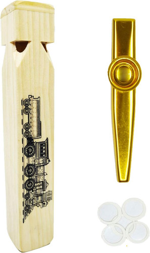 2pcs wooden train whistle - whistle, and