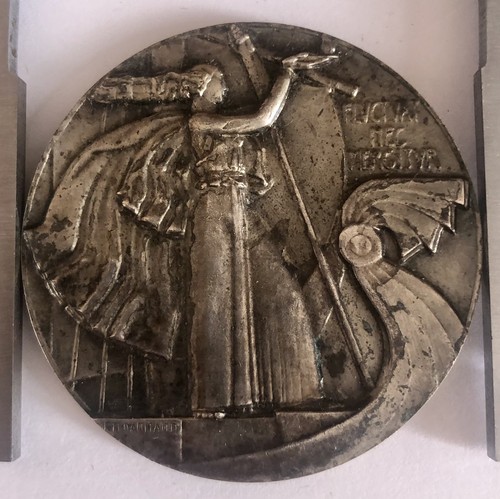 Médaille bronze argentée - mÉdaille, en