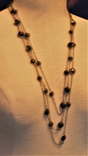 Collier vintage signé - collier,