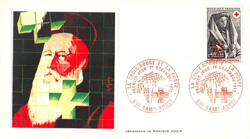 Enveloppe fdc france - fdc, croix