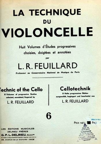 Technique violoncelle - la, |