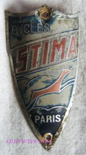 PLQ109 - PLAQUE  VELOS CYCLES STIMA PARIS