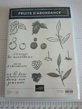 Set de Tampons Stampin’Up Neuf, 13 tampons en résine et en français