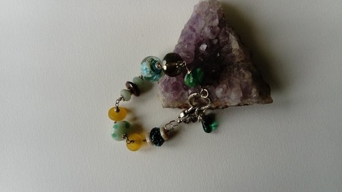 Bracelet bohème pierres