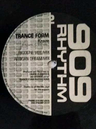 Trance form kraze 909 rhythm - form,