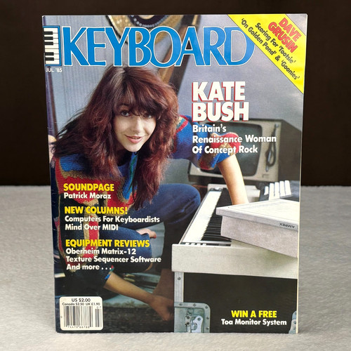 Vtg 1985 keyboard magazine - keyboard,