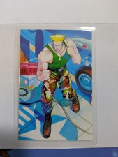 Rami card Carte Guile Street Fighter Laminated Card Capcom Japan