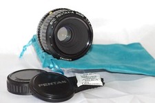 Objectif 50mm f2,8 MACRO PENTAX A avec bouchons d'origine et housse, REMARQUABLE