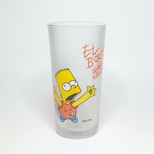 Ancien grand verre simpsons - grand,