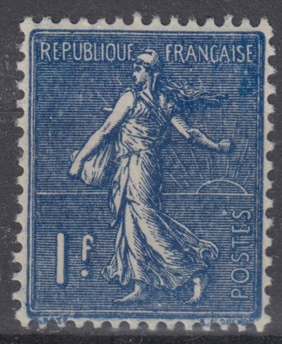 France semeuse 205a bleu - 205a,