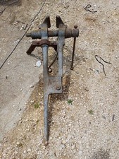 étau d'établi sur pied Fonte de Fer