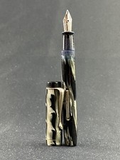 Stylo plume vintage 1940 marbré gris Unic