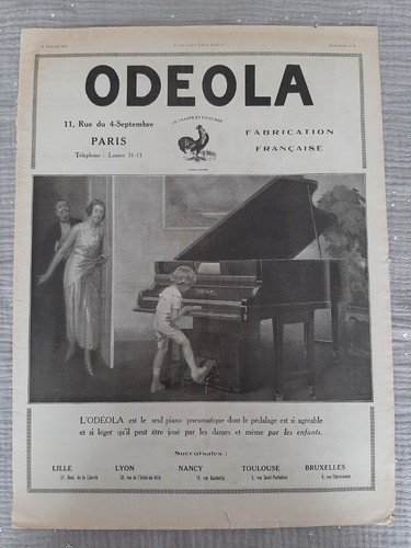 Pub presse ancienne piano - de,