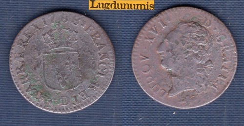 Louis xvi sol sou - xvi, 1/2