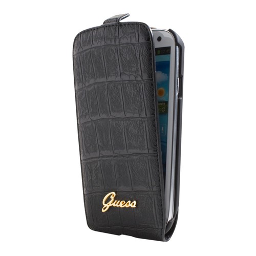 Etui rabat guess croco pour - croco,