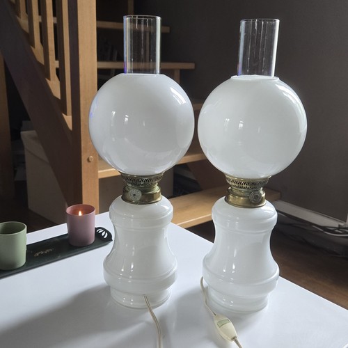Paire lampes table style - lampes, de
