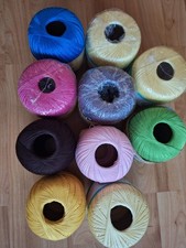 lot de 10 pelotes    100% coton  coton déco 8   LILA