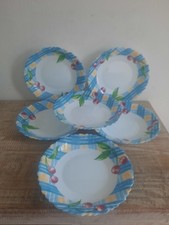 6 Assiettes creuses Luminarc France
